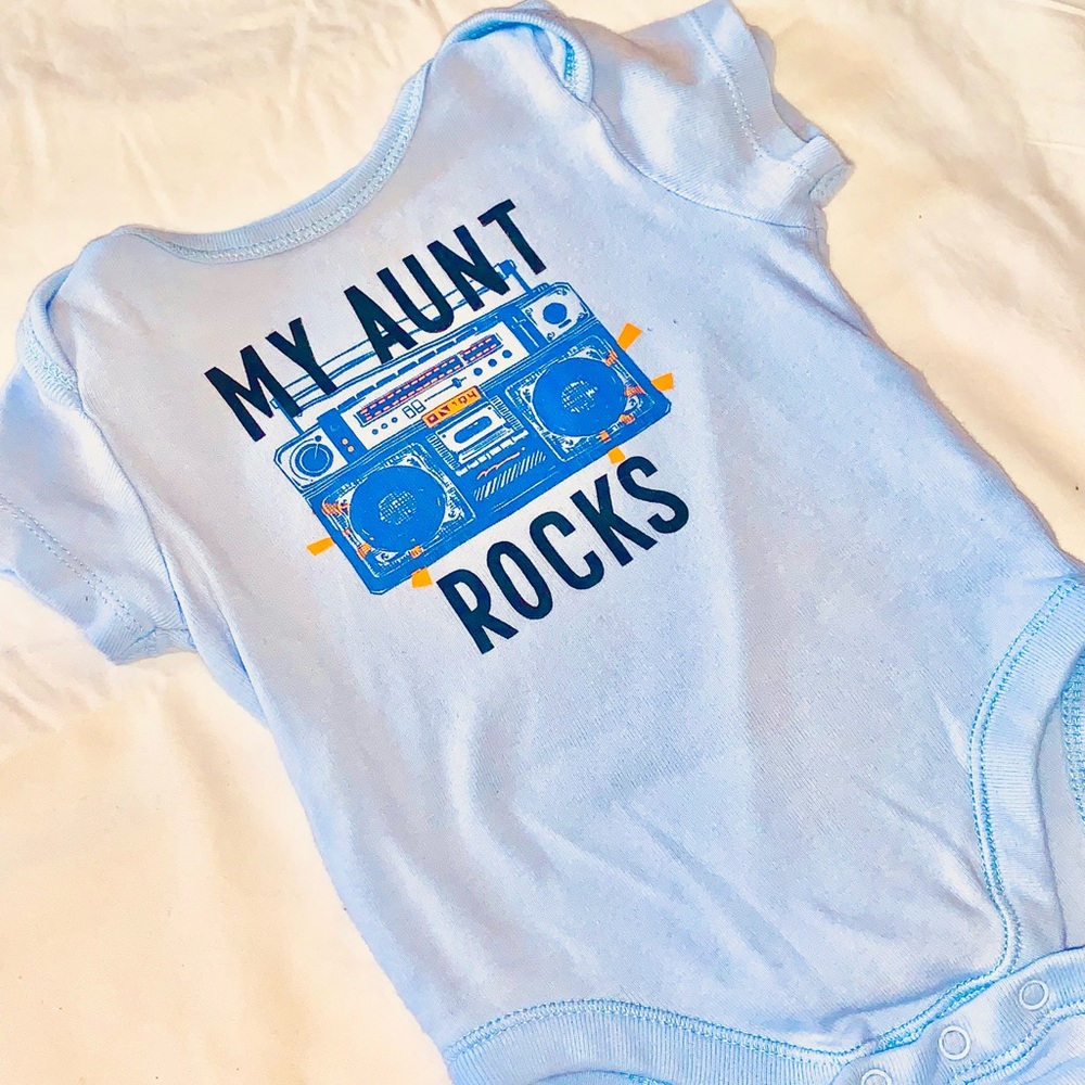 Old navy baby boy comfort onesie.